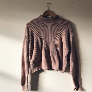 FINAL PRICE DROP Rose Mock Neck Knit